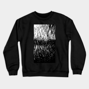 Night-Time Noir Glitch Contemporary Artwork Crewneck Sweatshirt